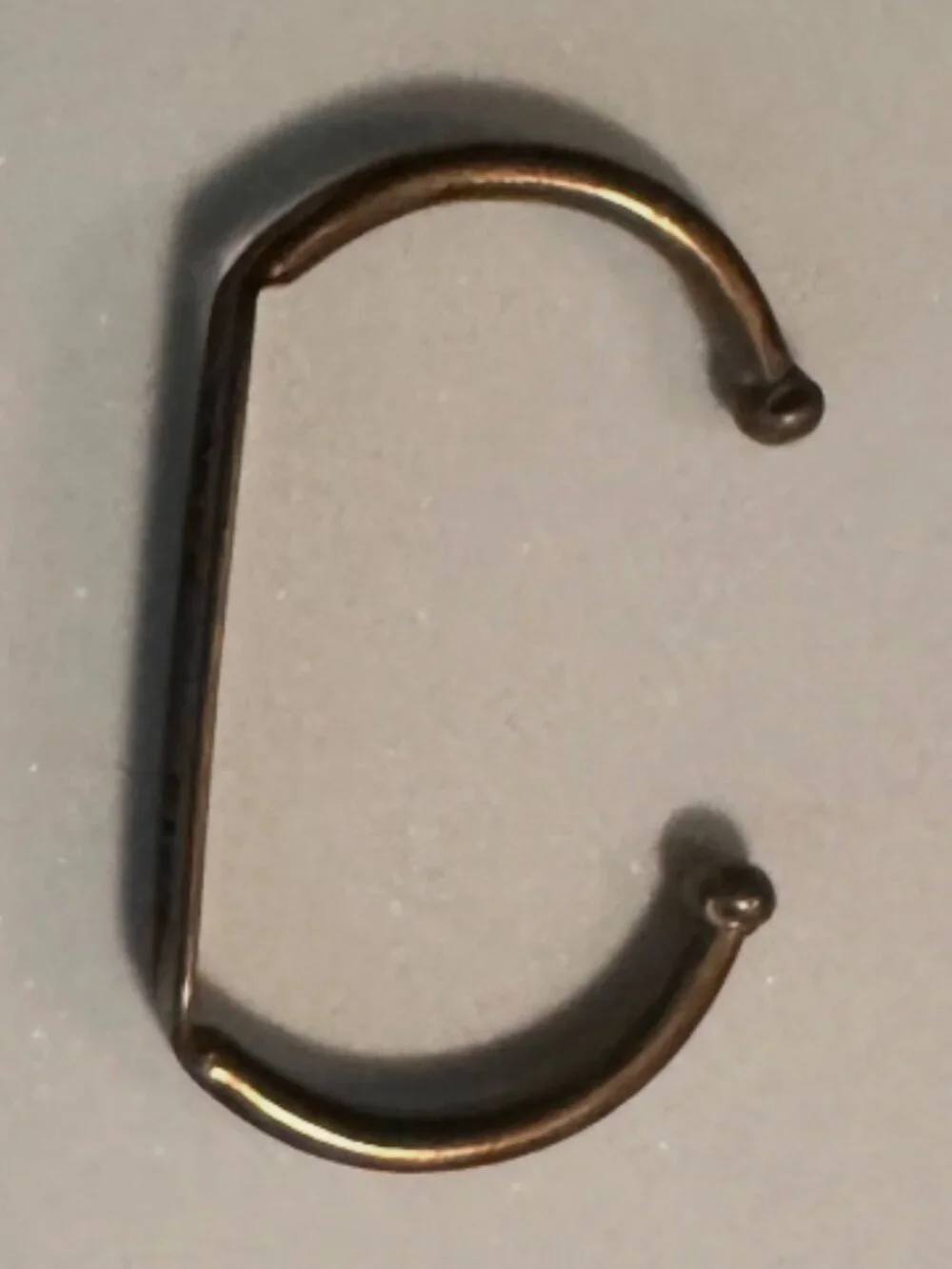 Raw Brass Carpe Diem Bracelet